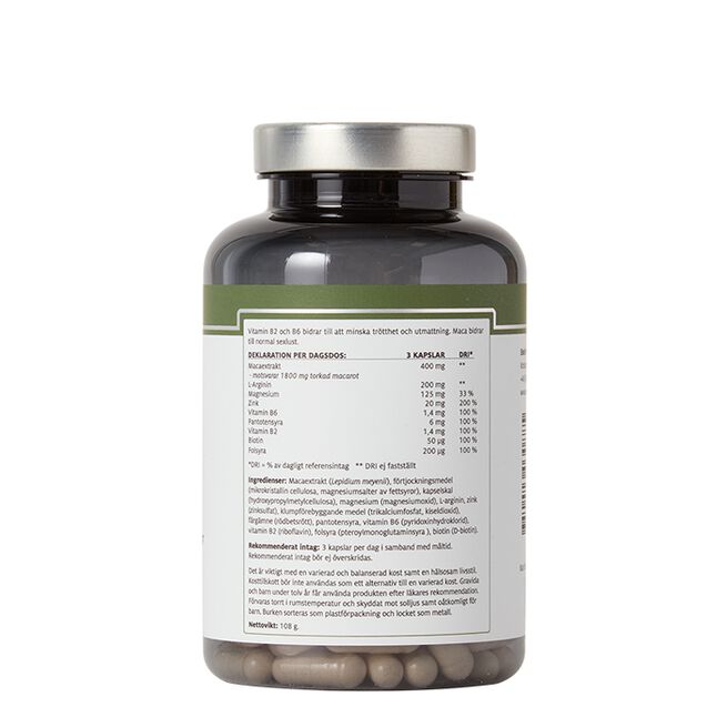 Elexir Pharma Maca L-arginin 180 kapslar