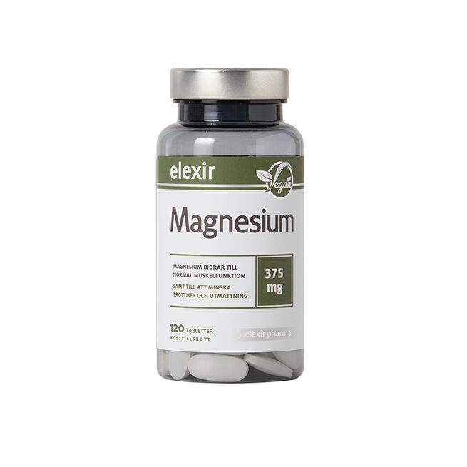 Elexir Pharma Magnesium 375 mg 120 tabletter