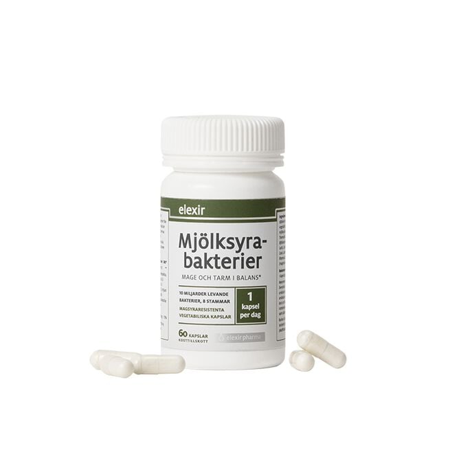Elexir Pharma Mjölksyrabakterier 60 kapslar