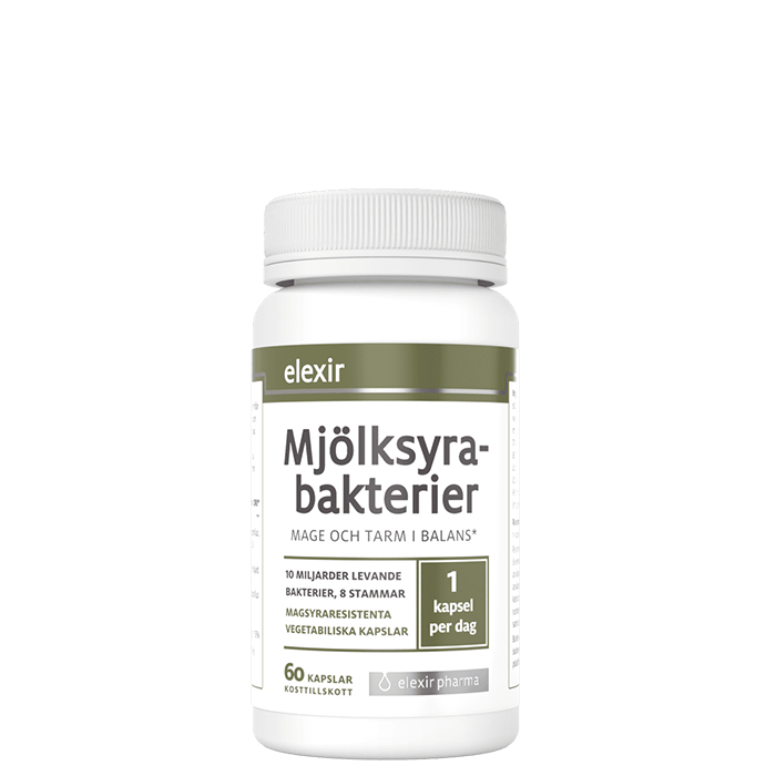 Elexir Pharma Mjölksyrabakterier 60 kapslar