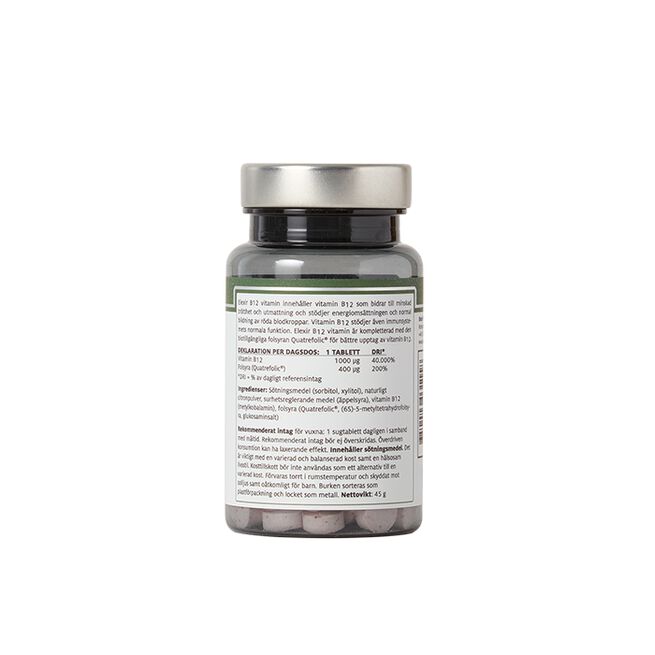 Elexir Pharma Vitamin B-12 Vegan 100 tabletter