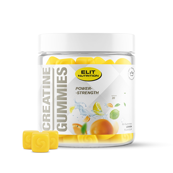 Elit Nutrition Creatine Gummies, 60 gummies Lemon