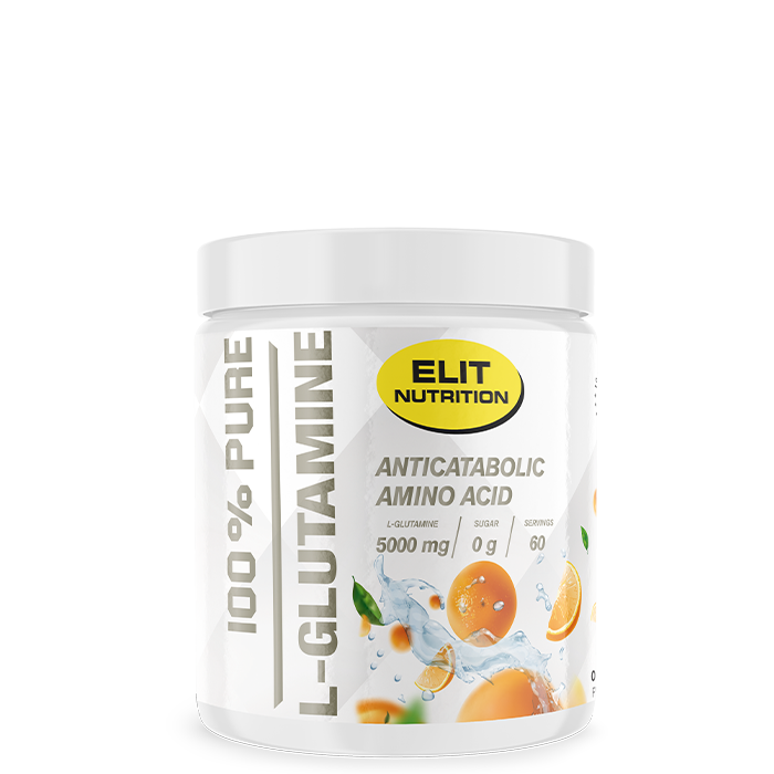 Elit Nutrition ELIT 100% Pure L-glutamine, 300 g Orange