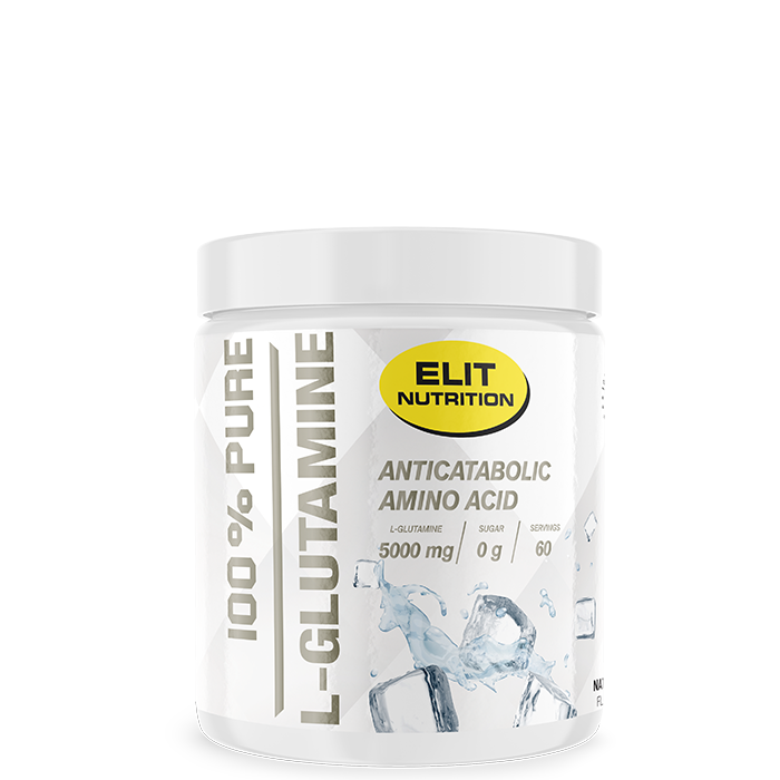 Elit Nutrition ELIT 100% Pure L-glutamine, 300 g Natural