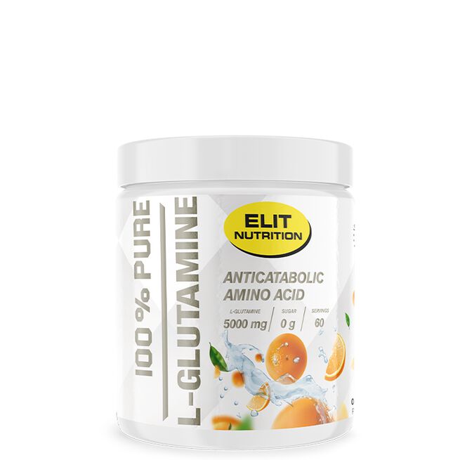 Elit Nutrition ELIT 100% Pure L-glutamine, 300 g Orange