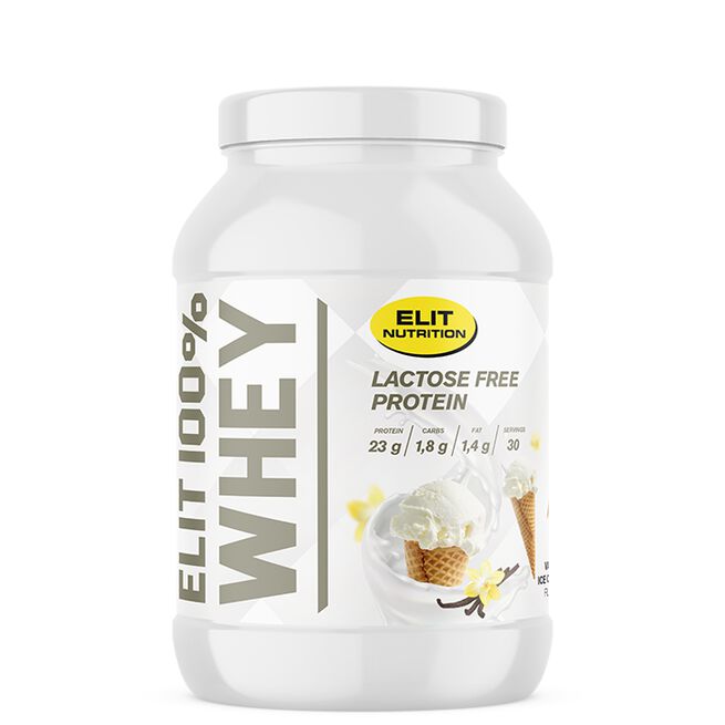 Elit Nutrition ELIT 100% Whey Laktosfritt Proteinpulver 900 g