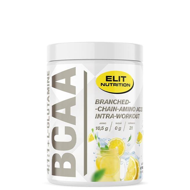 Elit Nutrition ELIT BCAA 4:1:1 + L-glutamine, 400 g Citrus
