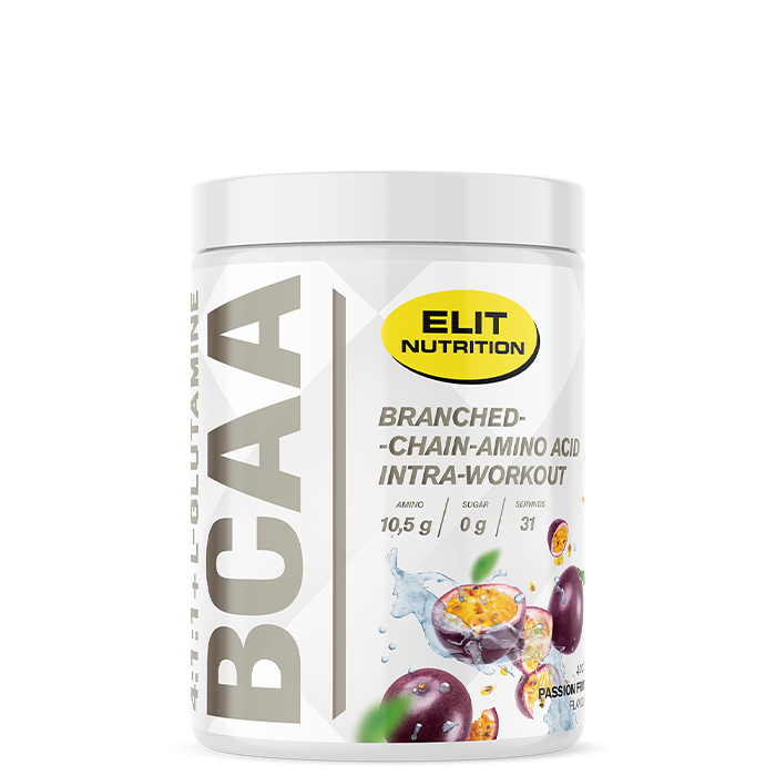 Elit Nutrition ELIT BCAA 4:1:1 + L-glutamine, 400 g Passion Fruit