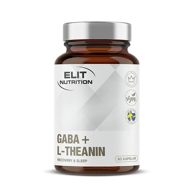 Elit Nutrition ELIT GABA + L-Theanine Aminosyror 60 kapslar