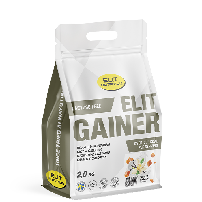 Elit Nutrition ELIT Gainer Laktosfri 2 kg Vanilla Caramel