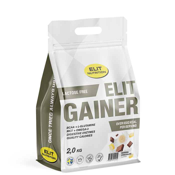 Elit Nutrition ELIT Gainer Laktosfri 2 kg Banana Chocolate