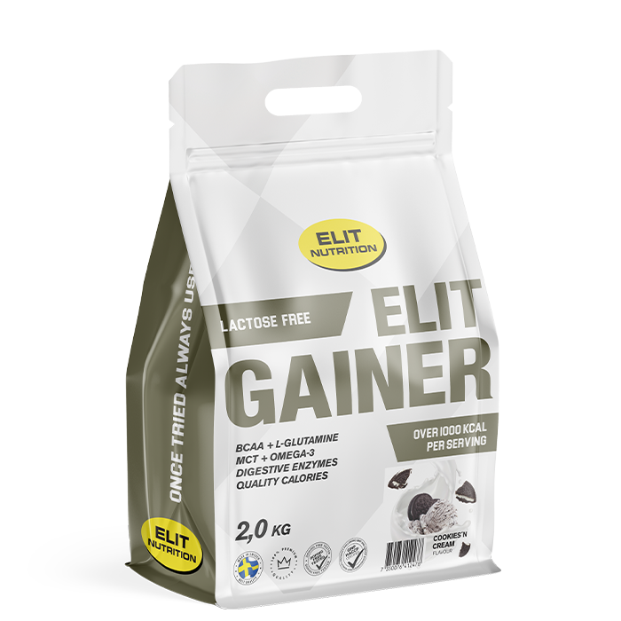 Elit Nutrition ELIT Gainer Laktosfri 2 kg Cookies N Cream