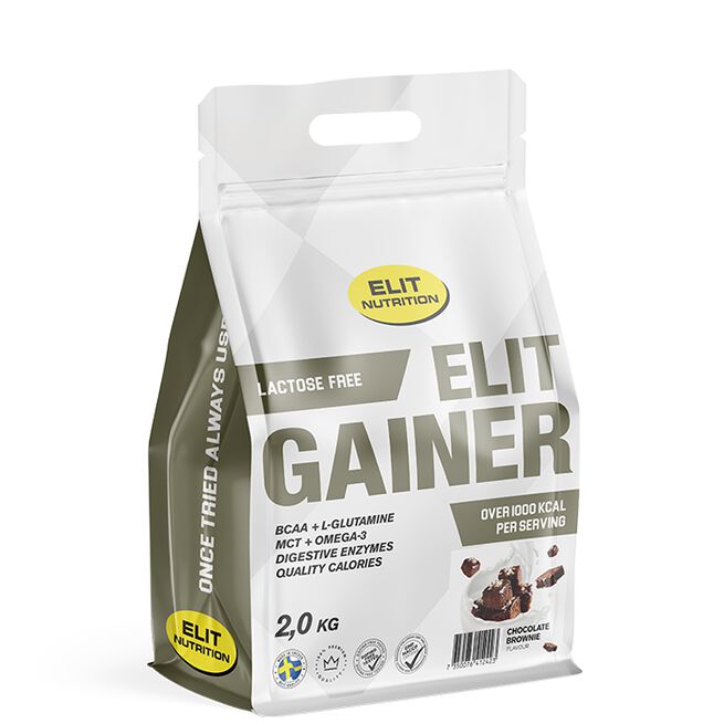 Elit Nutrition ELIT Gainer Laktosfri 2 kg Chocolate Brownie