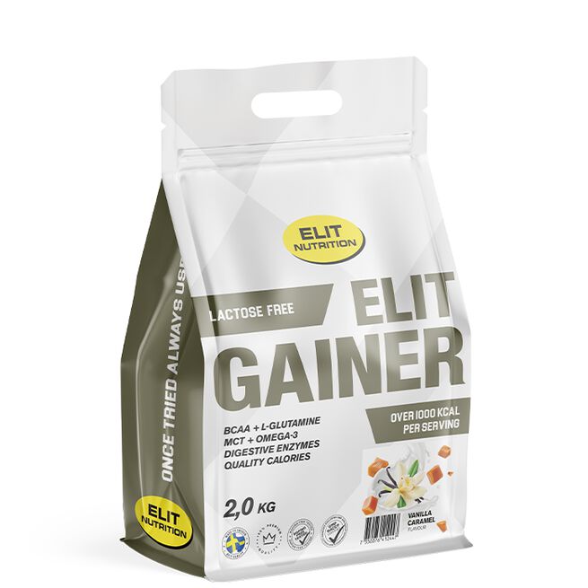 Elit Nutrition ELIT Gainer Laktosfri 2 kg Vanilla Caramel
