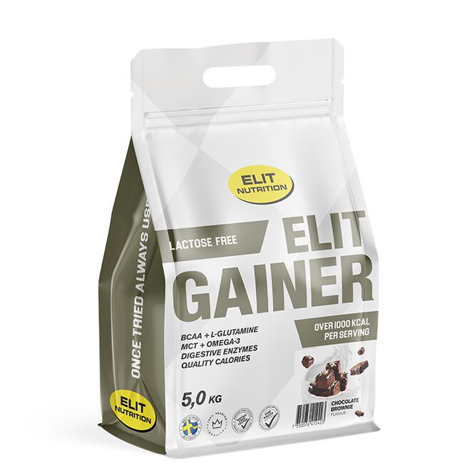 Elit Nutrition ELIT Gainer Laktosfri 5 kg Chocolate Brownie