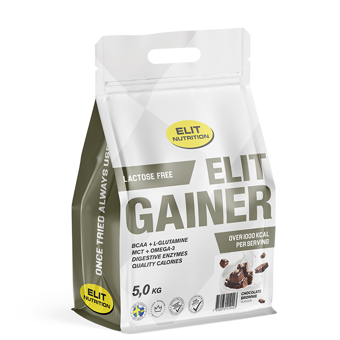 Elit Nutrition ELIT Gainer Laktosfri 5 kg Chocolate Brownie