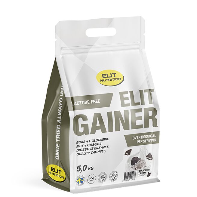 Elit Nutrition ELIT Gainer Laktosfri 5 kg Cookies ´n Cream