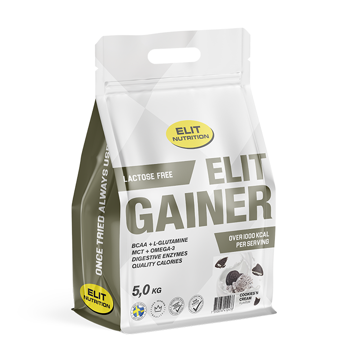 Elit Nutrition ELIT Gainer Laktosfri 5 kg Cookies N Cream
