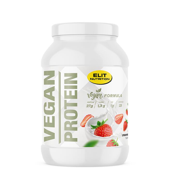 Elit Nutrition ELIT VEGAN Protein Laktosfri proteinpulver 750 g Strawberry