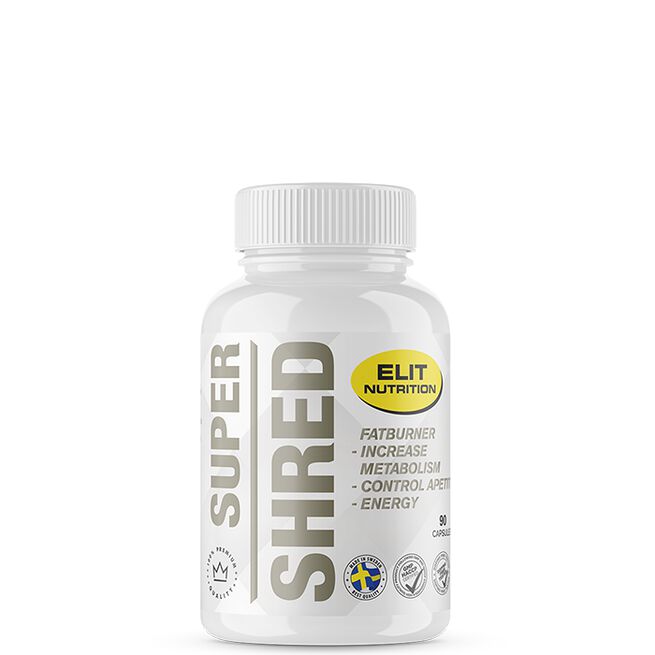 Elit Nutrition Super Shred Fettförbrännare 90 Kapslar