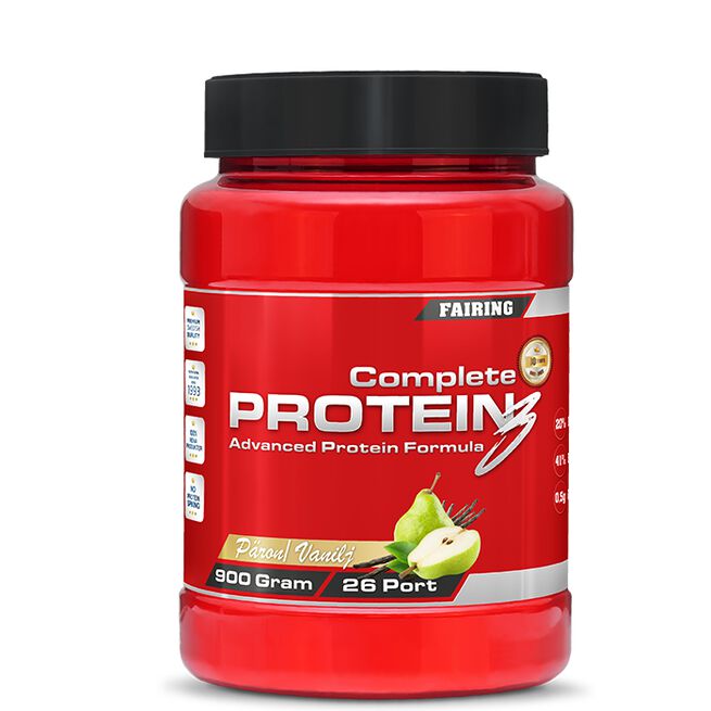 Fairing Complete Protein 3 Blandprotein 900 g Strawberry