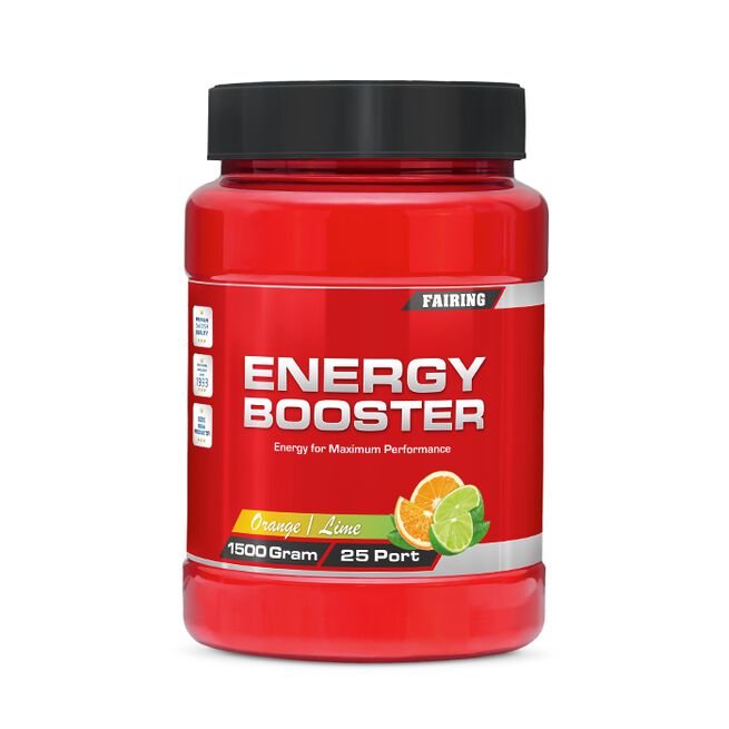 Fairing Energy Booster Kolhydratsladdning med Elektrolyter Apelsin/Lime 1500 g