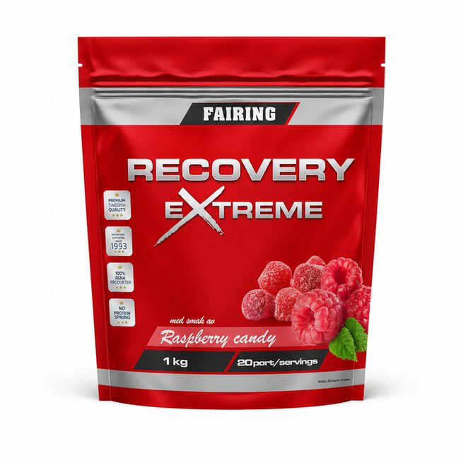 Fairing Recovery Xtreme Återhämtningsdryck 1000 g Hallongodis