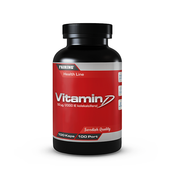 Fairing Vitamin D 100 kapslar