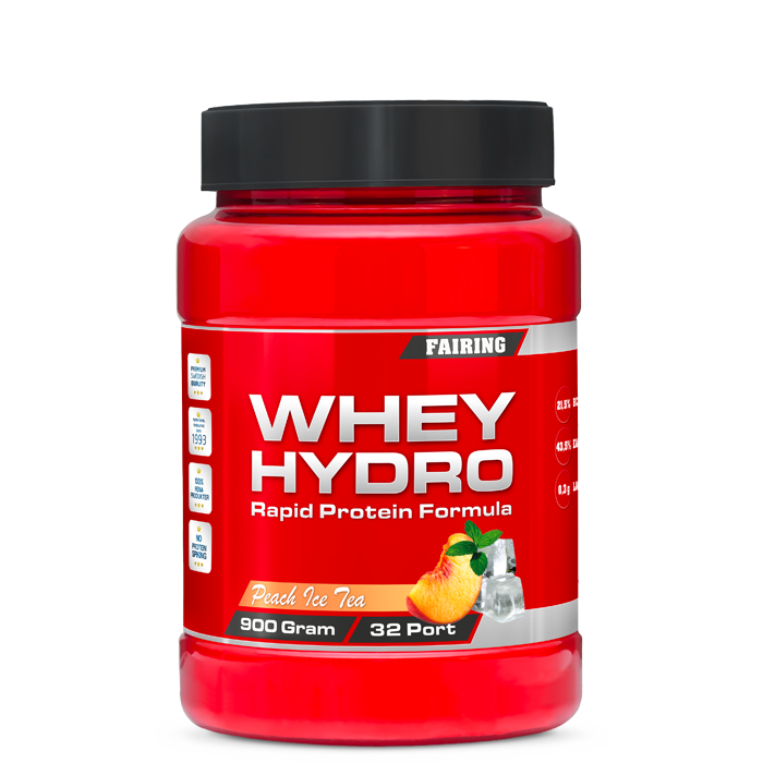 Fairing Whey Hydro Vassleprotein 900 g Peach Ice Tea