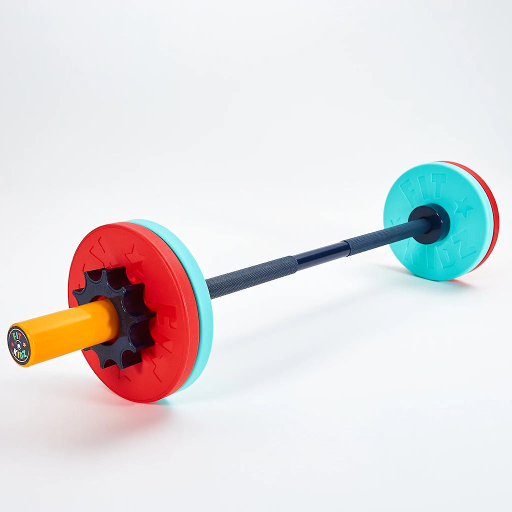 Fit Kidz Fit Kidz Skivstång och viktplattor