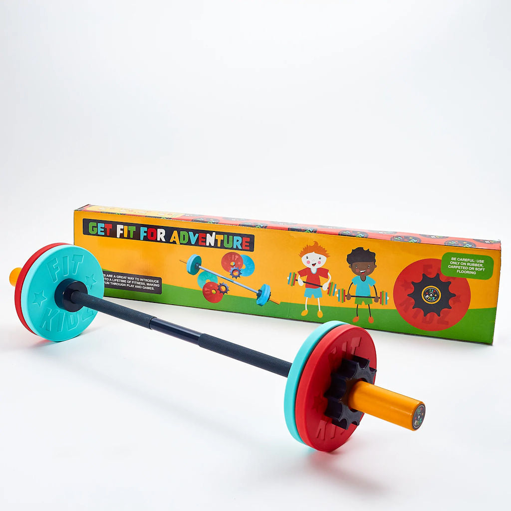 Fit Kidz Fit Kidz Skivstång och viktplattor