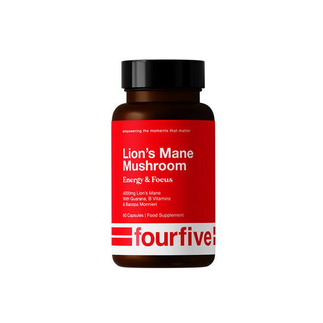fourfive Lions Mane Energy & Focus 60 kapslar
