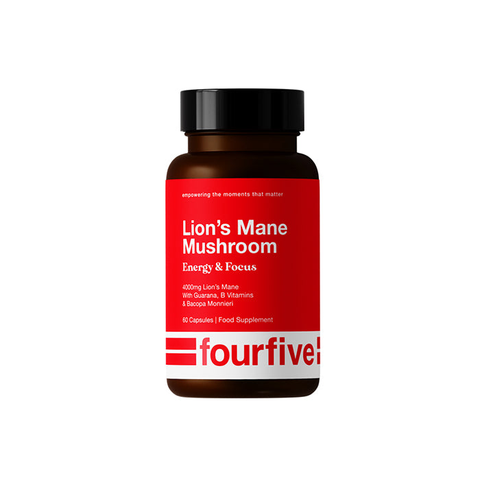 fourfive Lions Mane Energy & Focus 60 kapslar