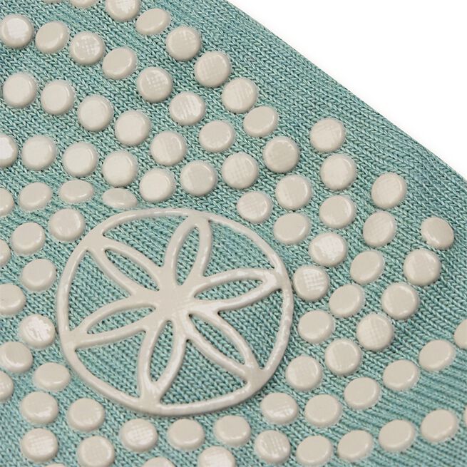 Gaiam Grippy Yoga-Barre Socks Iceberg Dawn S/M