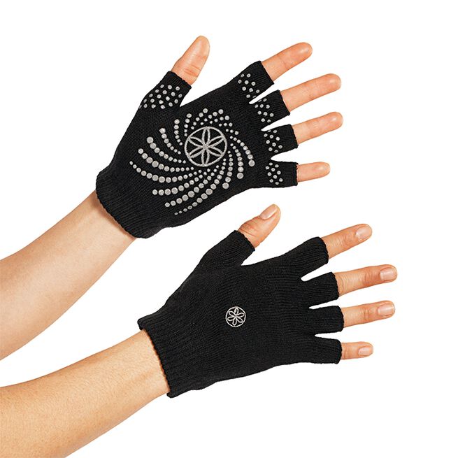 Gaiam Grippy Yogahandskar Svart