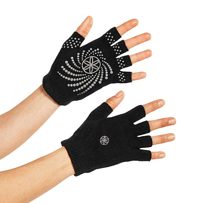Gaiam Grippy Yogahandskar Svart