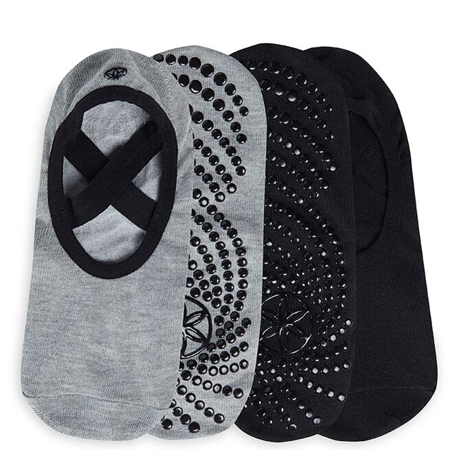 Gaiam Grippy Yogastrumpor 2-pack