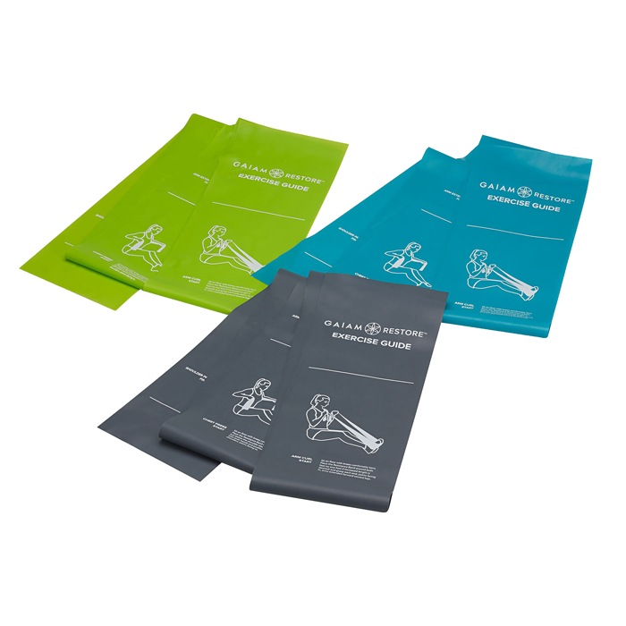 Gaiam Strength & Flexibility Gummibands Kit