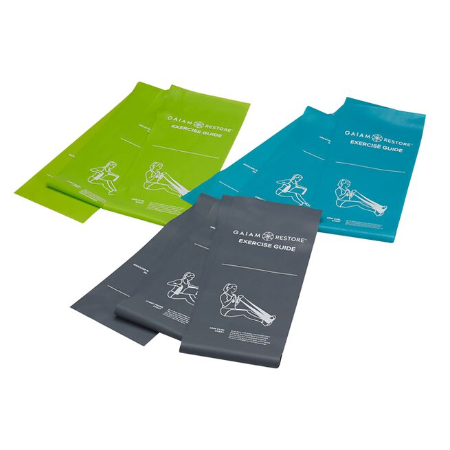 Gaiam Strength & Flexibility Gummibands Kit
