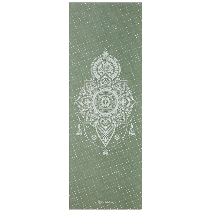 Gaiam Yogamatta 5mm Celestial Green