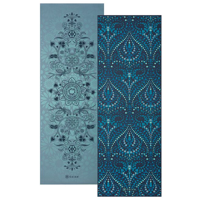 Gaiam Yogamatta 6 mm Blå