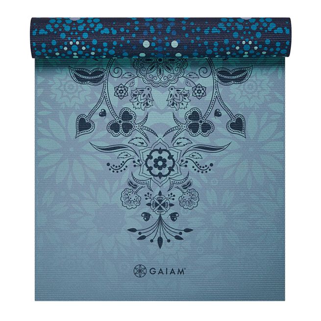 Gaiam Yogamatta 6 mm Blå