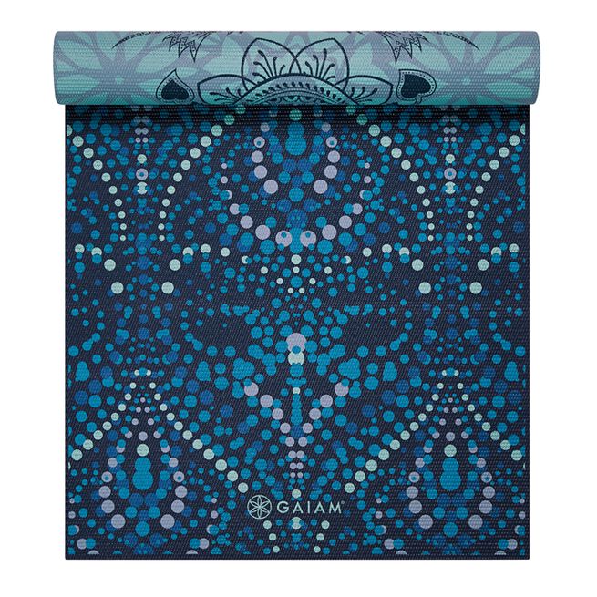 Gaiam Yogamatta 6 mm Blå