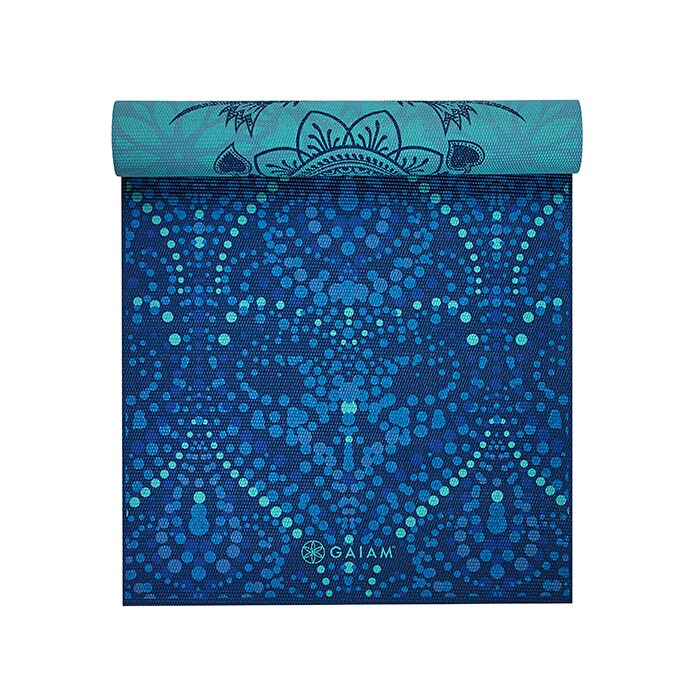 Gaiam Yogamatta 6 mm Blå