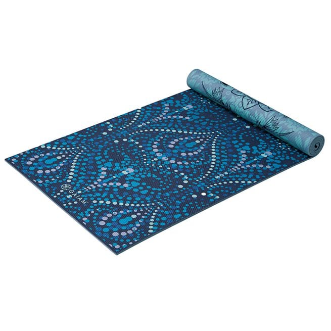 Gaiam Yogamatta 6 mm Blå