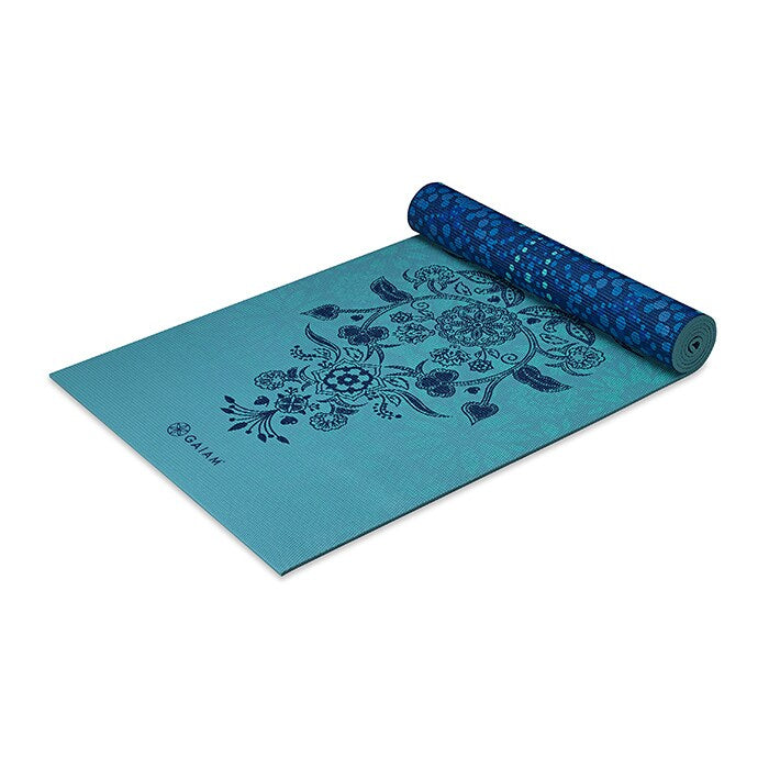 Gaiam Yogamatta 6 mm Blå