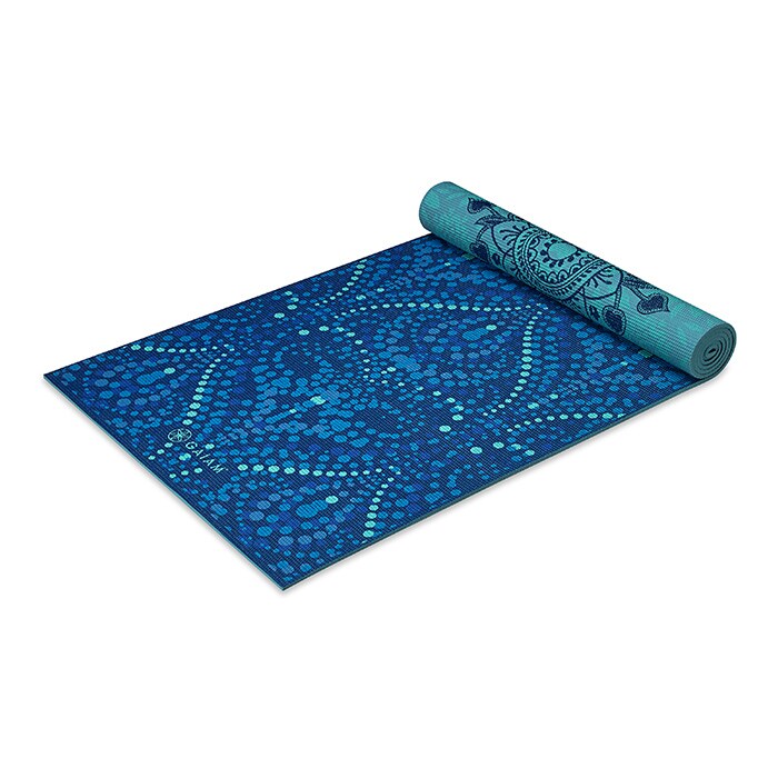Gaiam Yogamatta 6 mm Blå