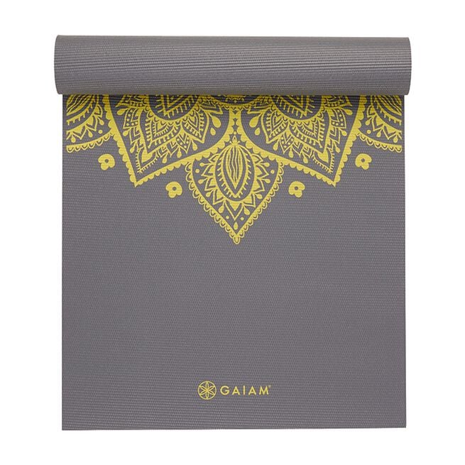 Gaiam Yogamatta 6mm Citron Sundial