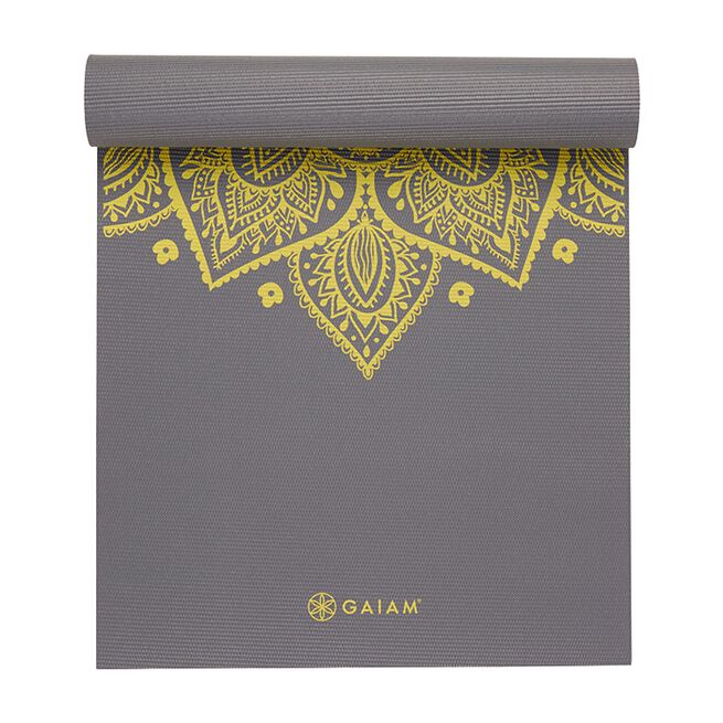 Gaiam Yogamatta 6mm Citron Sundial