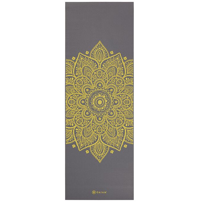 Gaiam Yogamatta 6mm Citron Sundial